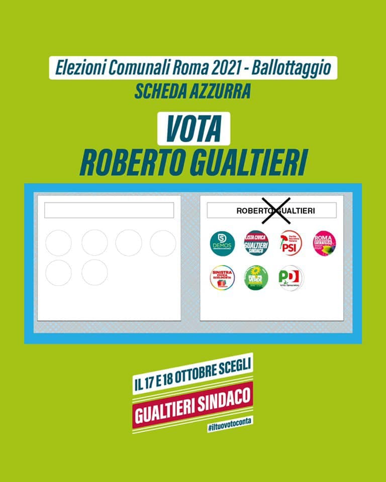 Elezioni Comune Roma 2021